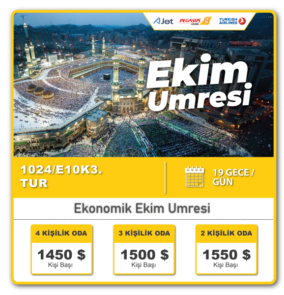 ekim umresi 19 gün